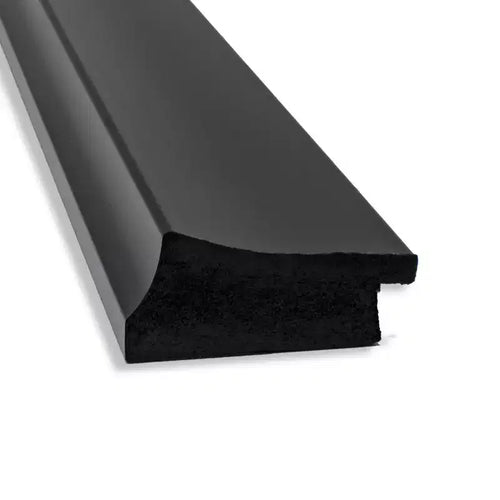 Specchio da parete 22" x 28" Grand Black con cornice sottile, senza smussature – Rettangolare, moderno, a parete
