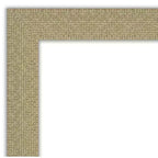 Specchio intero da terra reclinabile con cornice dorata a mosaico non smussata, 71 x 162 cm