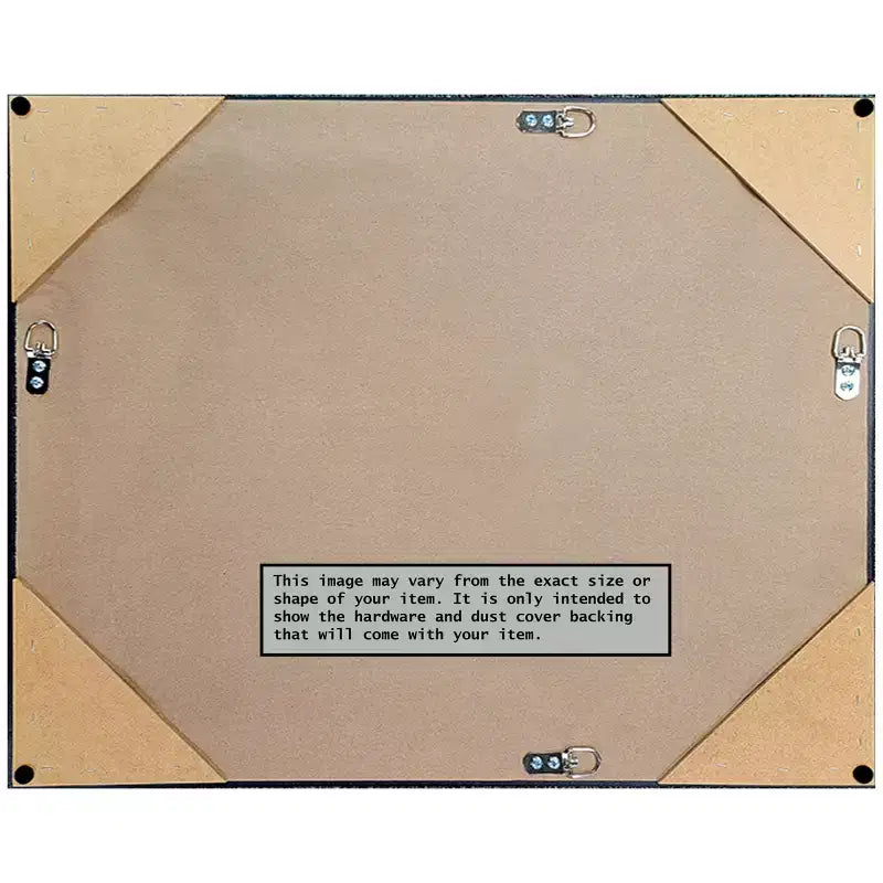 Specchio da parete per bagno con cornice bianca a zeppa senza smussature, 55,88 x 71,12 cm