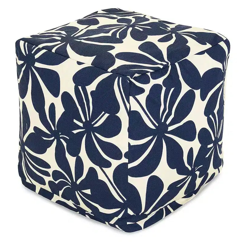 Pouf cubo quadrato con rivestimento lavabile – Imbottitura ecologica, seduta versatile