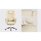 Sedia da ufficio direzionale con schienale alto, sedia da ufficio ergonomica con sedile extra largo, supporto lombare e braccioli imbottiti, sedia da scrivania girevole con ruote per casa