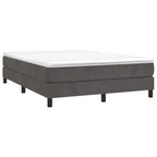 Giroletto in velluto grigio scuro (100% poliestere), compensato, legno ingegnerizzato