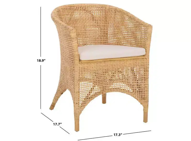 Poltrona Taina - ACH6534 - Naturale/Bianco - Safavieh