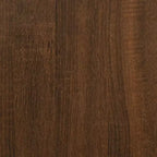 vidaXL Libreria Quercia marrone Legno multistrato e metallo 100 x 33 x 108,5 cm