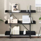 vidaXL Libreria Quercia marrone Legno multistrato e metallo 100 x 33 x 108,5 cm