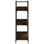 vidaXL Libreria Quercia marrone Legno multistrato e metallo 100 x 33 x 108,5 cm