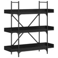 vidaXL Libreria Quercia marrone Legno multistrato e metallo 100 x 33 x 108,5 cm