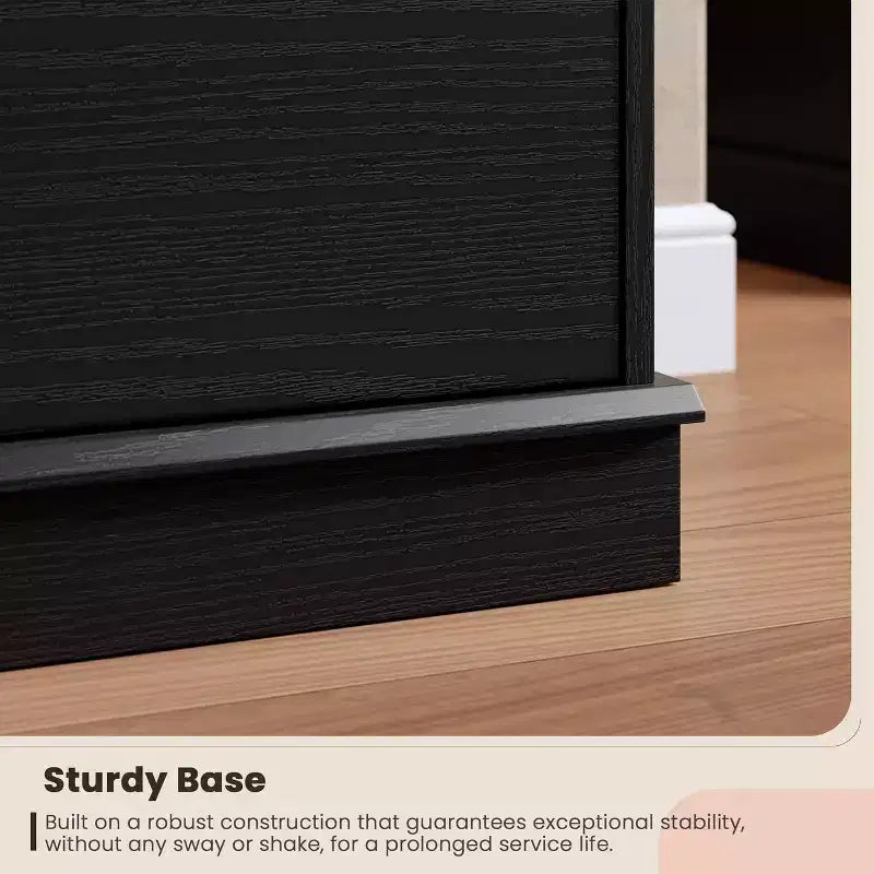 Comodino a 12 cassetti, Cassettiera con cassetti profondi, Cassettiera doppia grande per armadio con piano largo, Cassettiera alta in legno per soggiorno, camera da letto