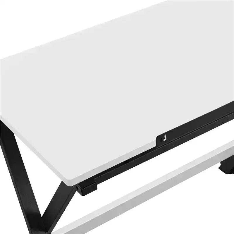 Tavolo da disegno minimalista per artisti – Scrivania da disegno inclinabile e regolabile, Bianca