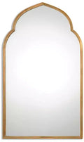 Uttermost Kenitra 40 x 24 Moroccan Arch Top Gold Wall Mirror