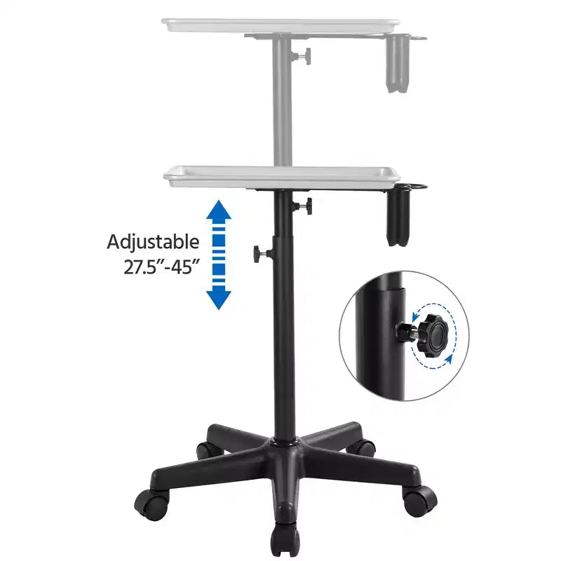 Yaheetech Vassoio per Strumenti per Capelli Carrello Rotante Professionale da Salone