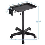Yaheetech Vassoio per Strumenti per Capelli Carrello Rotante Professionale da Salone
