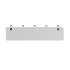 Scaffale da parete in legno massello di pino da 24" con 5 ganci – Ingresso, cucina e bagno